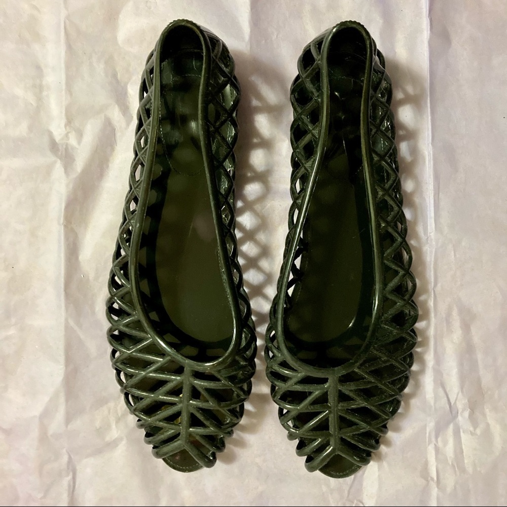 American Apparel Jelly Black Sandals